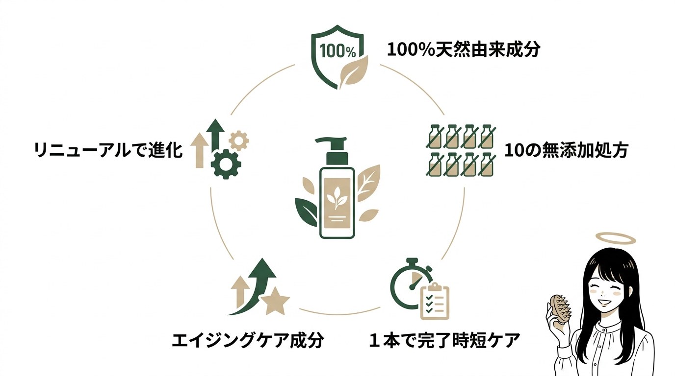 黒髪スカルプとは？製品の特徴を解説