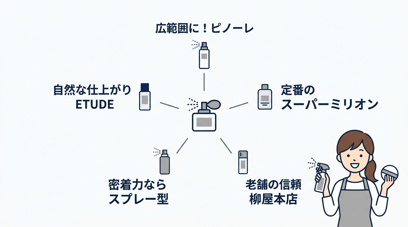 人気の薄毛隠しスプレーとパウダー5選