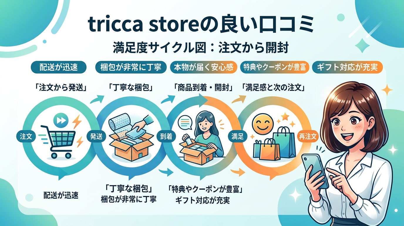 tricca storeの良い口コミ