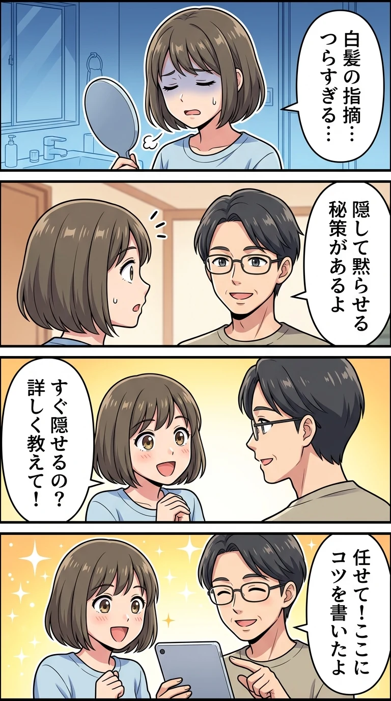 白髪 指摘 うざい