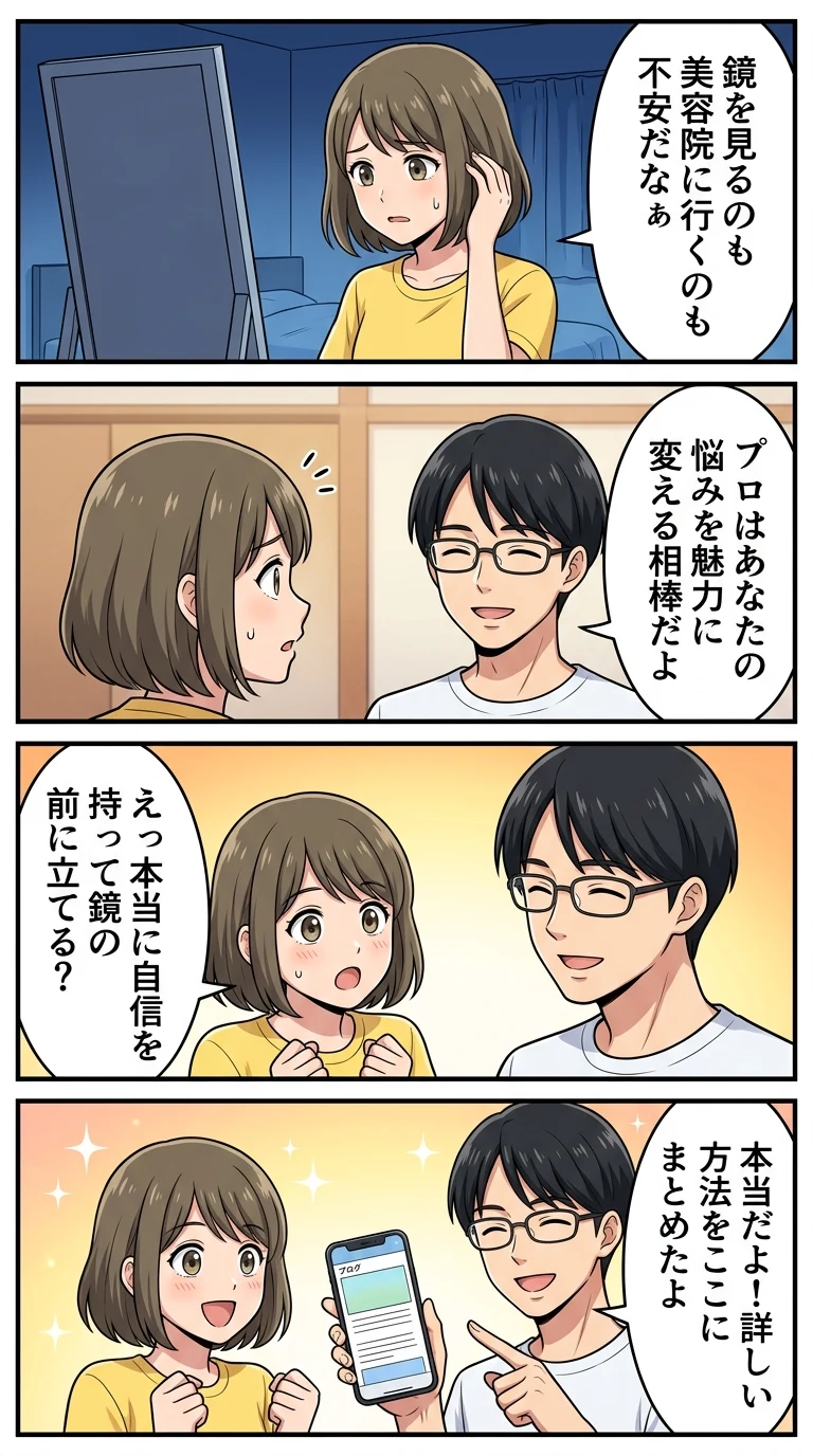 薄毛 美容院 恥ずかしい