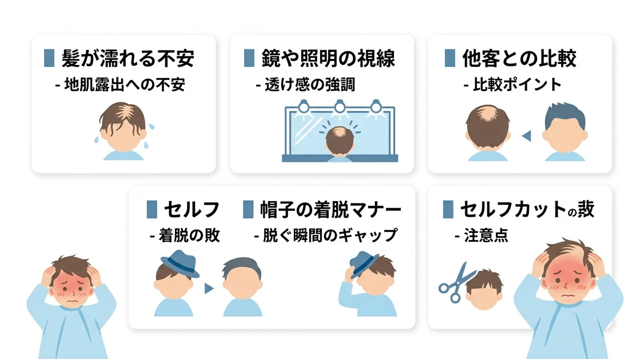 薄毛で散髪に行くのが恥ずかしい理由と背景