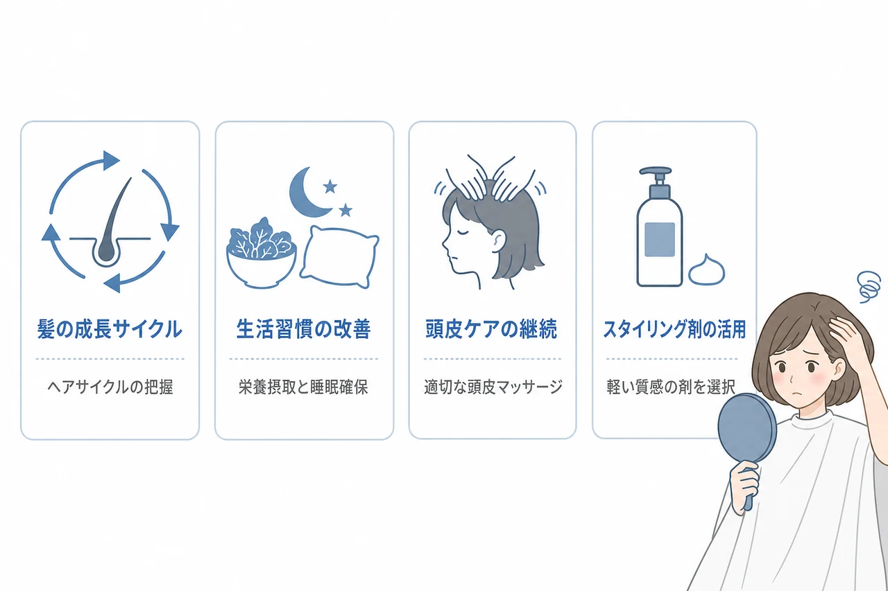 薄毛や白髪の原因と改善に向けた正しい対策