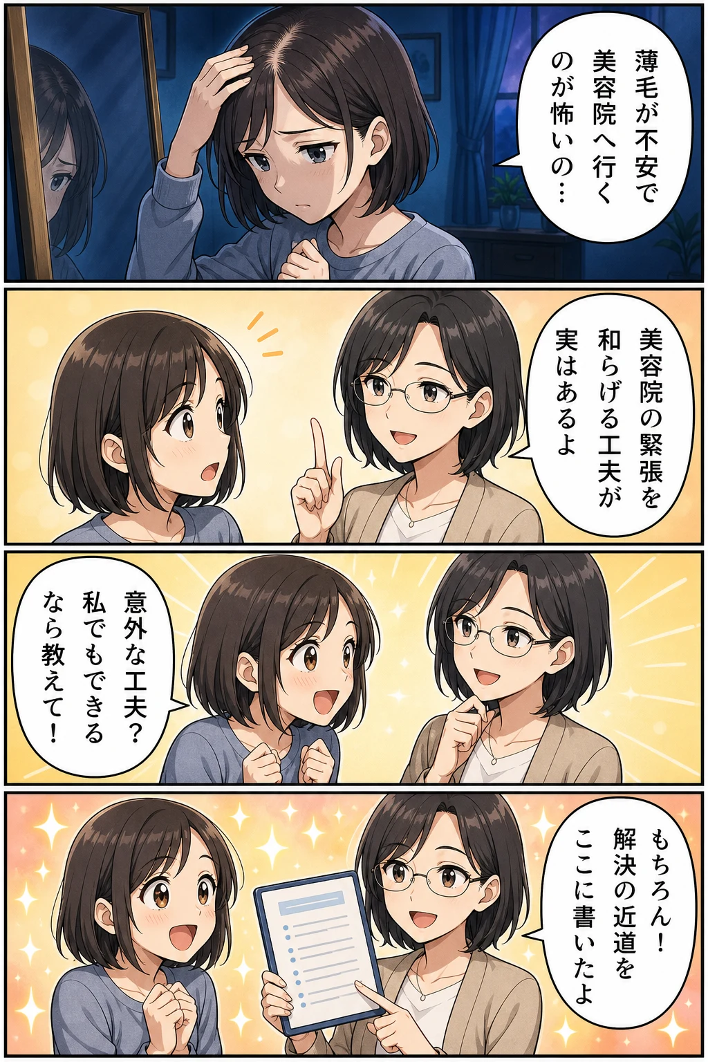 女性 薄毛 恥ずかしい