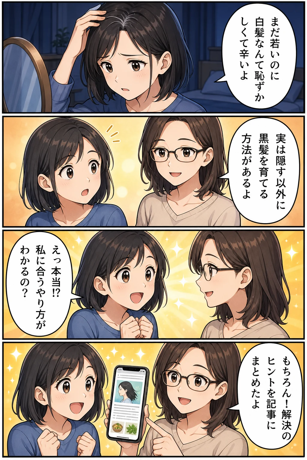 20 代 白髪 恥ずかしい