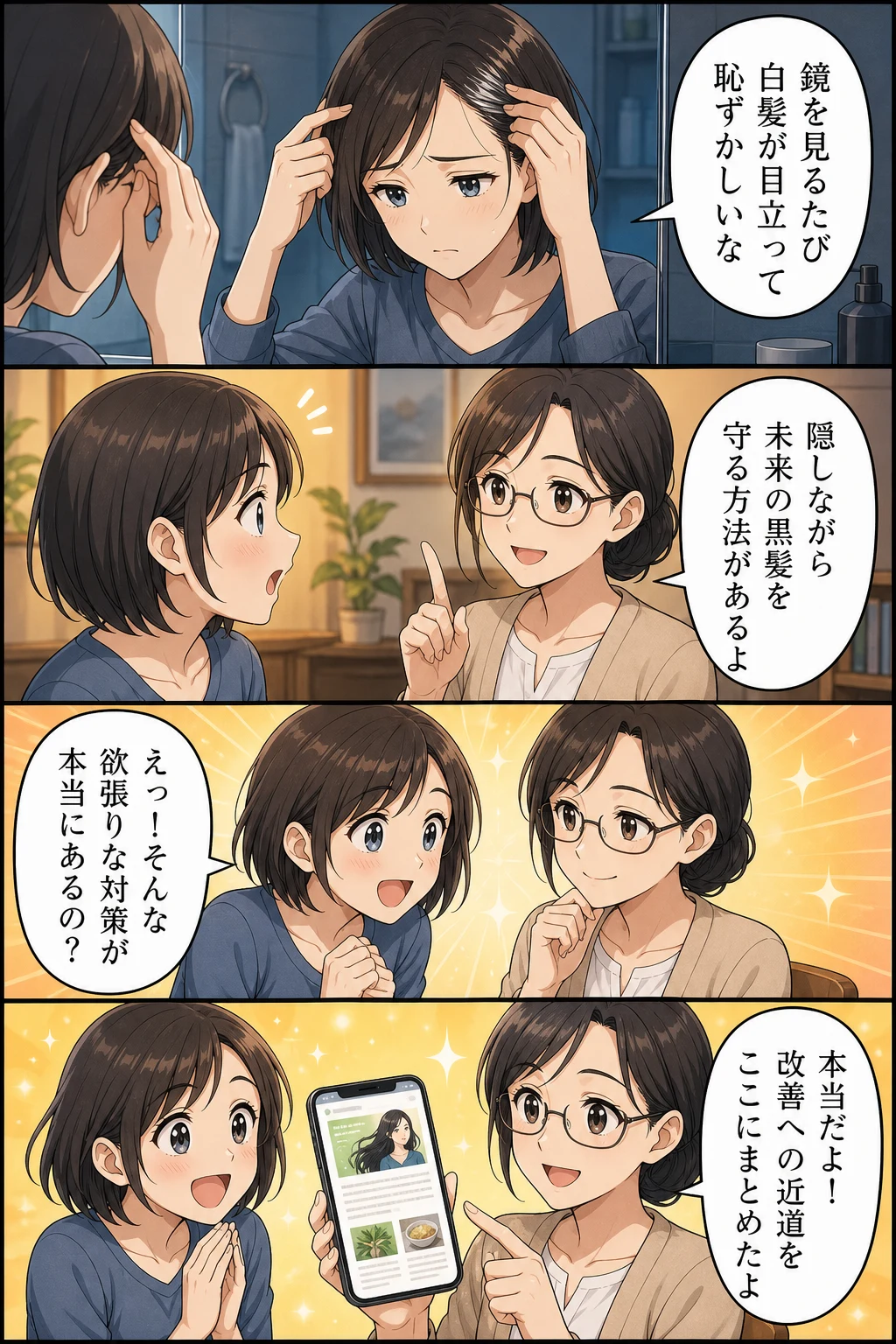 白髪 は 恥ずかしい
