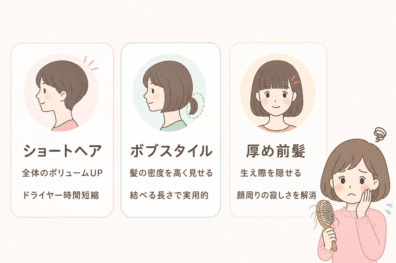 産後の抜け毛をカバーできるおすすめの髪型3選