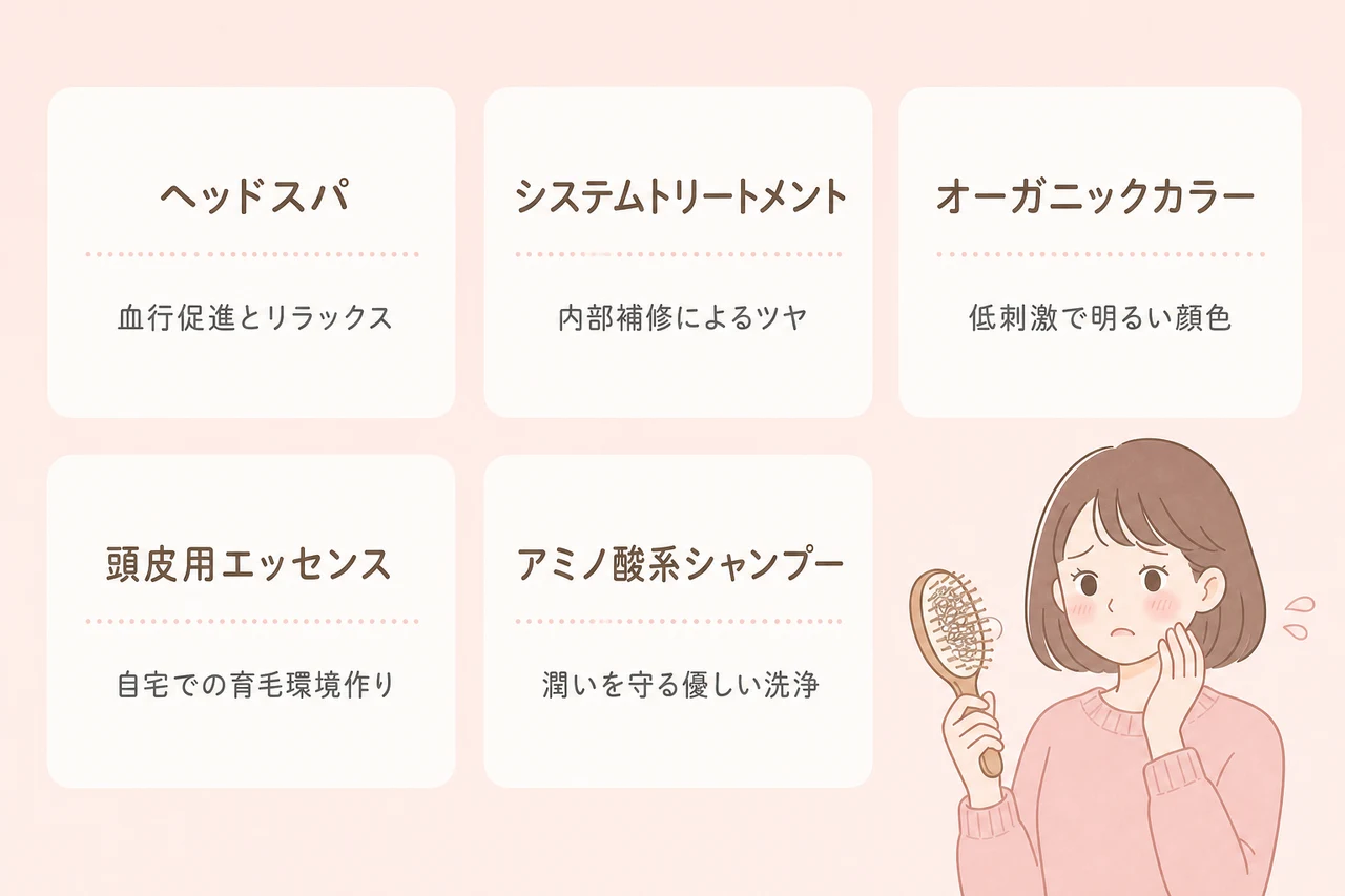 産後の髪質変化を改善する具体的な対策