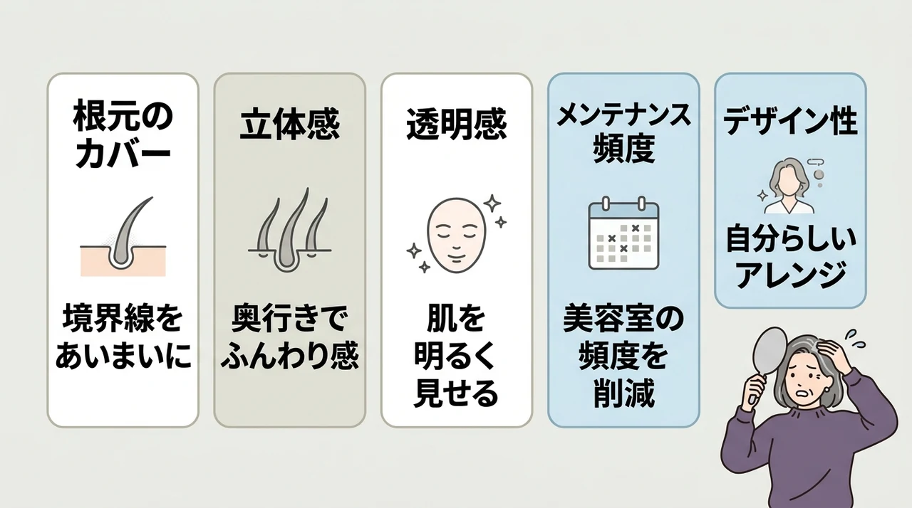 白髪を活かすぼかし技術のメリット5選