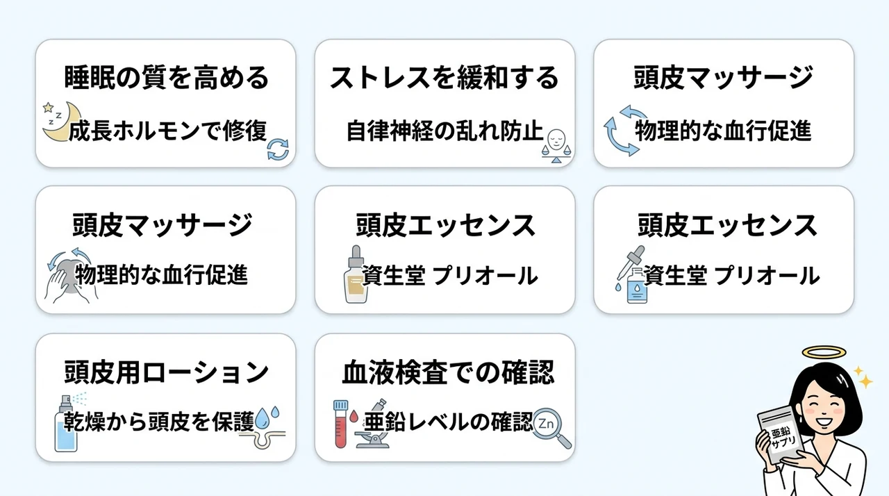 白髪を黒髪に戻すための生活習慣と頭皮ケア