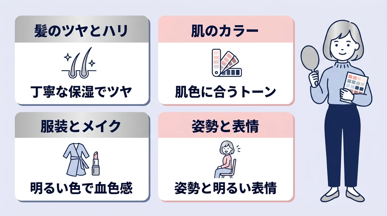 白髪が似合う人と似合わない人の決定的な違い