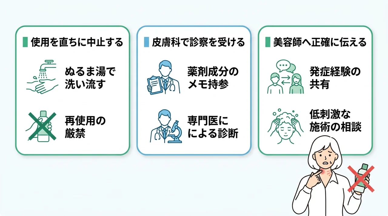突然アレルギーが出た後の適切な対処法
