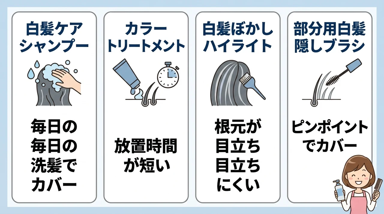 旦那に提案したい手軽な白髪改善アイテム4選