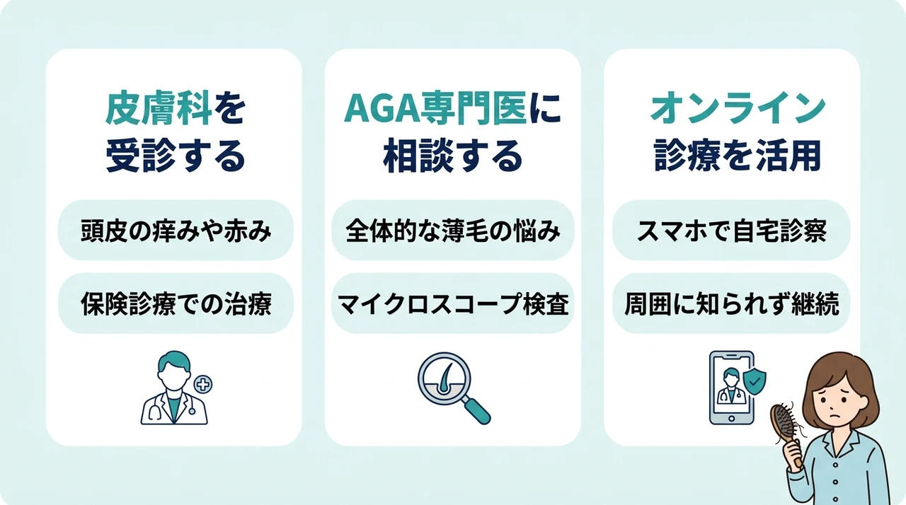病院は何科?自分に合う相談先の選び方