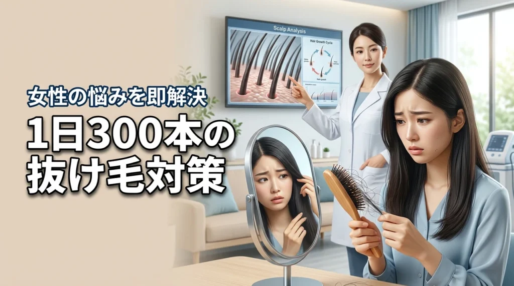 1日300本の抜け毛は異常？悩む女性が今すぐ実践すべき知恵袋より深刻な解決策とは