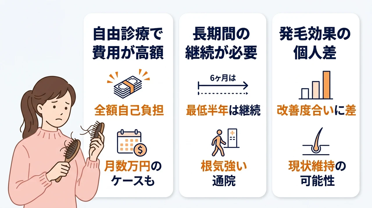 専門クリニックで治療を受けるデメリット