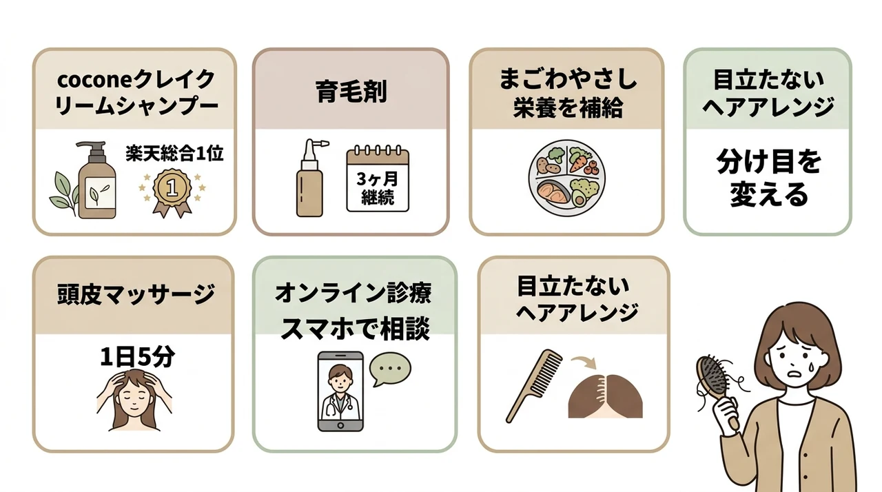 不安な時期に試したい秋の抜け毛対策