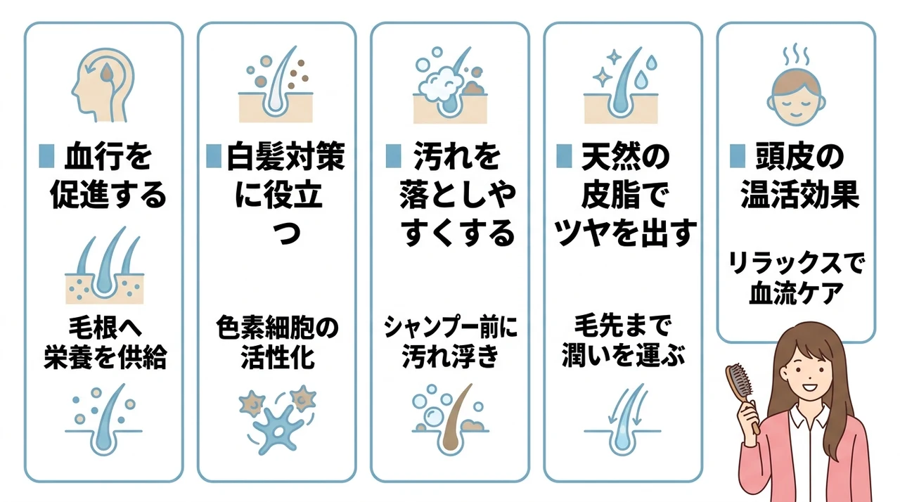 正しいブラッシングのメリット5つ