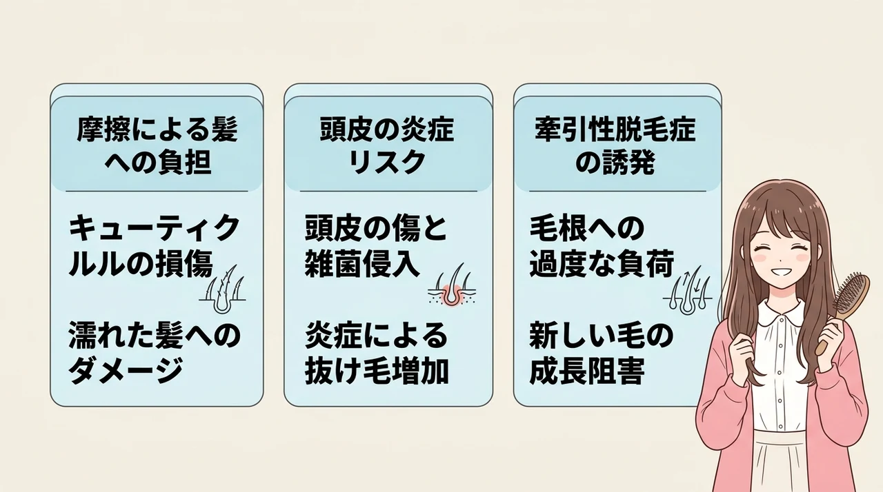 間違ったブラッシングのデメリット3つ