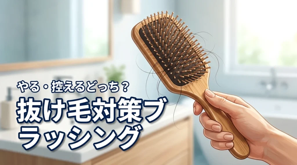 抜け毛のブラッシングはどっちが良い？やるべきか控えるべきか？薄毛を防ぐ正しい方法