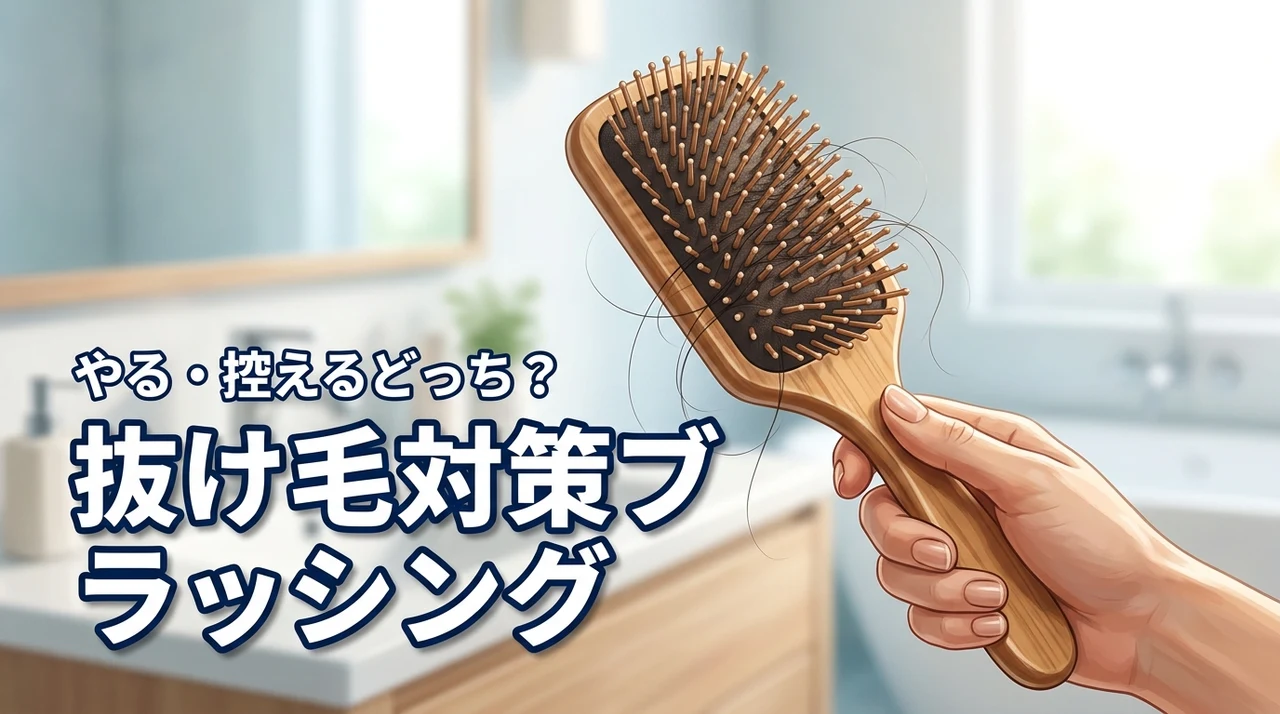 抜け毛のブラッシングはどっちが良い?やるべきか控えるべきか?薄毛を防ぐ正しい方法