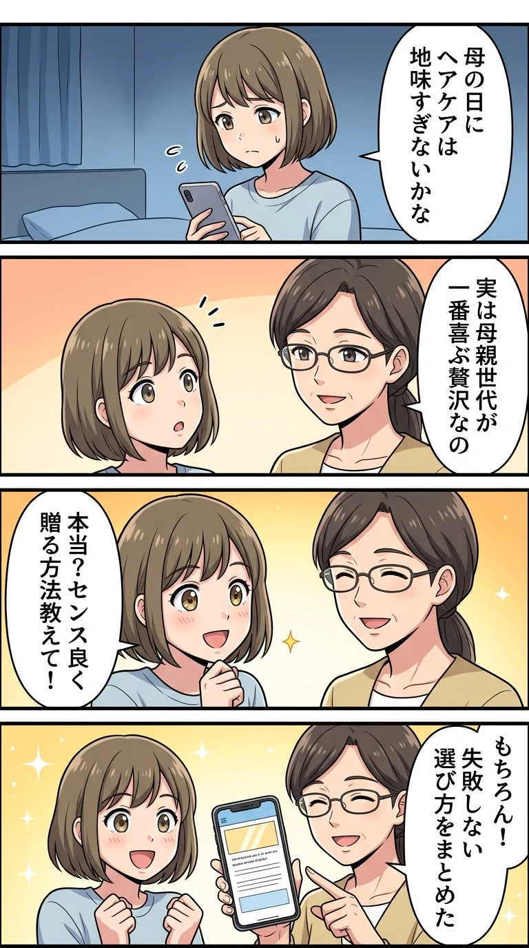 母の日 プレゼント ヘアケア