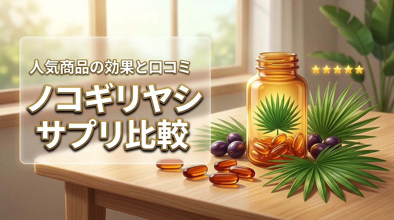 ノコギリヤシサプリの口コミは？効果とおすすめ商品（記事のアイキャッチ画像）